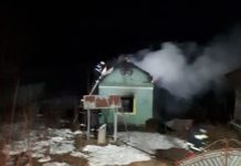 Bărbat mort în incendiu