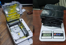 Doi bărbaţi, prinşi în Olt în timp ce ridicau un colet cu 1.5 kilograme de cocaină