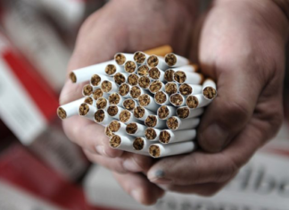 Țigarete de contrabandă confiscate de polițiștii de frontieră din Olt