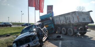 Accident pe Drumul European 574, la limita județelor Olt și Dolj