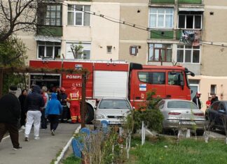 FOTO | A EXPLODAT o butelie în Balș