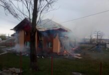 Pompierii de la Garda Balș, intervenție în județul Vâlcea