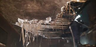 Locuință mistuită de flăcări la Brâncoveni