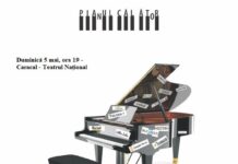 “Pianul călător” revine la Caracal