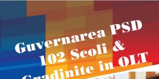 Guvernarea PSD – 102 şcoli şi grădiniţe în judeţul Olt!
