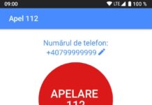 A fost lansată aplicația „Apel 112” (Android și iOS), pentru localizarea apelanților