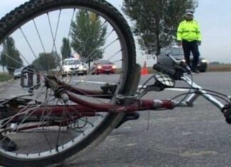 Biciclist mort, în Balș