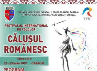 Festivalul Internaţional de Folclor „Căluşul Românesc”, ediţia a 50-a, de la Caracal, stă să înceapă