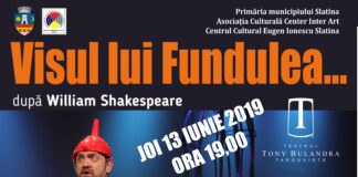 Spectacol de excepție la Centrul Cultural „Eugen Ionescu” Slatina