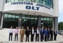 Ceremonial militar religios la Slatina, de Ziua Drapelului Naţional