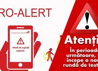 Sistemul RO-ALERT, la control