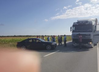 Accident rutier, la ieșire din Slatina