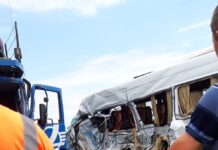 Primele imagini de la accidentul de la Priseaca