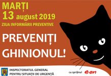 Marți – 13 august 2019 – Ziua Informării Preventive