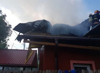 Incendiu în Balș