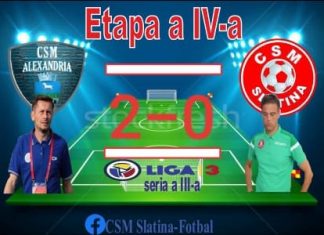 CSM Alexandria – CSM Slatina 2-0