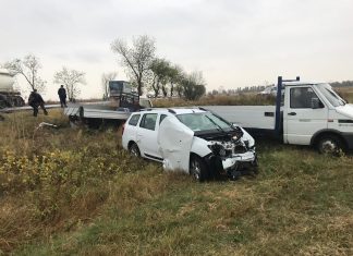 Accident rutier. Bărbați grav răniți