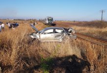 Accident în apropierea gării