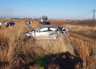 Accident în apropierea gării