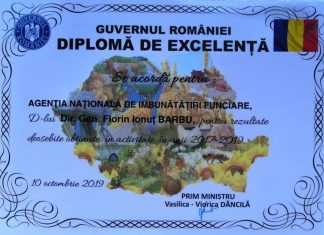 Florin Barbu, directorul general ANIF, premiat de Dăncilă