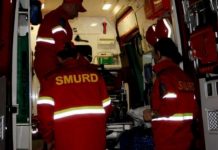 Poliţistul care s-a împuşcat în cap în Caracal, internat în stare gravă