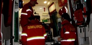 Poliţistul care s-a împuşcat în cap în Caracal, internat în stare gravă