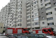 Alertă într-un bloc din Slatina