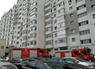 Alertă într-un bloc din Slatina