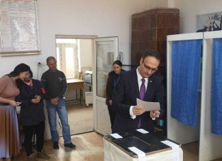 Alexandru Cumpănașu a votat la Caracal