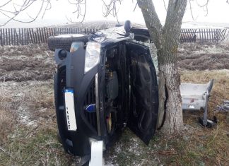 Accident pe Drumul European 574