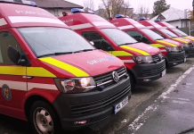 ISU Olt: cinci ambulanțe SMURD tip B