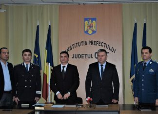 Noul prefect de Olt, învestit în funcţie prin sistem videoconferință
