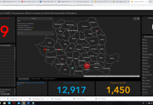 Al doilea caz cu coronavirus din Olt. HARTA în timp real cu toți bolnavii din țară