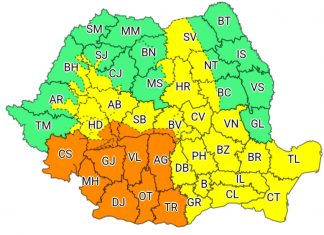 Cod portocaliu de ninsori, în Olt