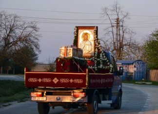 Rugăciuni împotriva molimei. Procesiune cu Sfintele Moaște, în județul Olt