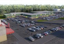 Magazine noi, pe locul fabricii ALUTA