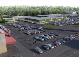 Magazine noi, pe locul fabricii ALUTA