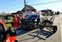 Accident, la Găneasa