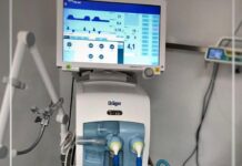 Cinci ventilatoare mecanice pentru Secția ATI a Spitalului Slatina. Investiția s-a ridicat la 481.000 lei