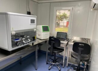 FOTO. Laboratorul de testare COVID-19 de la Spitalul Slatina urmează să fie autorizat
