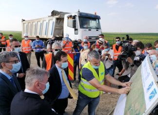 Premierul Ludovic Orban, în vizită la Drumul Expres Craiova-Pitești