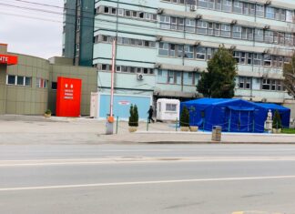 Secția COVID-19 de la Spitalul Slatina, la capacitate maximă