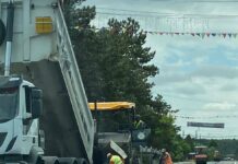 Trafic îngreunat, în Olt. Se circulă alternativ, pe un singur sens