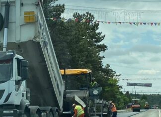 Trafic îngreunat, în Olt. Se circulă alternativ, pe un singur sens