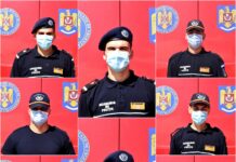Opt studenți din cadrul Academiei de Poliție – Facultatea de Pompieri, în practică la ISU Olt