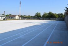 Corabia: Terenul de sport al Școlii Gimnaziale ”Mihai Eminescu”, modernizat