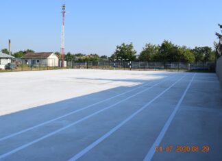 Corabia: Terenul de sport al Școlii Gimnaziale ”Mihai Eminescu”, modernizat