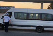 FOTO. Amenzi pentru șoferii de microbuze pe ruta Slatina-Teslui