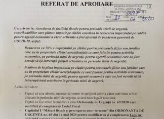 Consilierii liberali cer Primăriei Slatina scutirea impozitului pe clădiri pentru firme