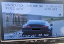 Gonea cu 184 de kilometri pe oră pe drumul Slatina-Pitești